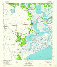 Download a high-resolution, GPS-compatible USGS topo map for Cove, TX (1964 edition)