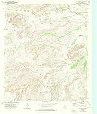 Download a high-resolution, GPS-compatible USGS topo map for Cow Mountain, TX (1976 edition)
