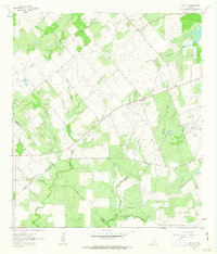 preview thumbnail of historical topo map of Karnes County, TX in 1961