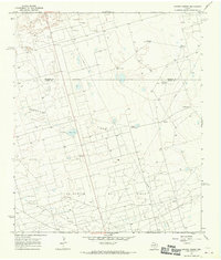 preview thumbnail of historical topo map of Ector County, TX in 1968
