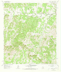 Download a high-resolution, GPS-compatible USGS topo map for Crabapple Creek, TX (1973 edition)