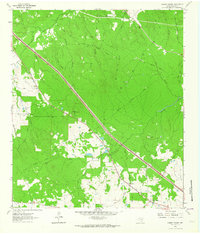 Download a high-resolution, GPS-compatible USGS topo map for Crabbs Prairie, TX (1964 edition)