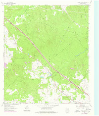 Download a high-resolution, GPS-compatible USGS topo map for Crabbs Prairie, TX (1978 edition)