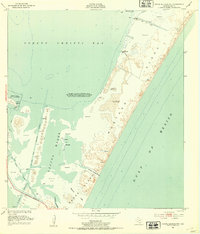 preview thumbnail of historical topo map of Nueces County, TX in 1951