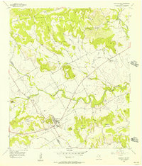 Download a high-resolution, GPS-compatible USGS topo map for Cranfills Gap, TX (1957 edition)