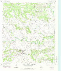 Download a high-resolution, GPS-compatible USGS topo map for Cranfills Gap, TX (1984 edition)