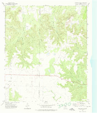 Download a high-resolution, GPS-compatible USGS topo map for Crawford Slide, TX (1974 edition)