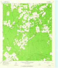 preview thumbnail of historical topo map of Trinity County, TX in 1963