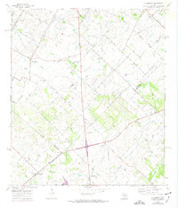 Download a high-resolution, GPS-compatible USGS topo map for Creedmoor, TX (1974 edition)