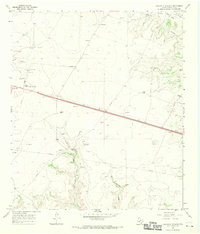 Download a high-resolution, GPS-compatible USGS topo map for Crockett Heights, TX (1970 edition)