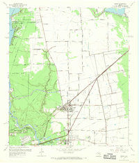 preview thumbnail of historical topo map of Crosby, TX in 1967