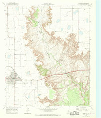 Download a high-resolution, GPS-compatible USGS topo map for Crosbyton, TX (1968 edition)