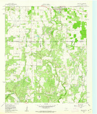 preview thumbnail of historical topo map of Brown County, TX in 1960