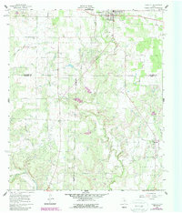 Download a high-resolution, GPS-compatible USGS topo map for Cross Cut, TX (1987 edition)