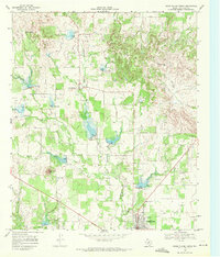 preview thumbnail of historical topo map of Callahan County, TX in 1968