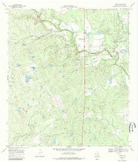 Download a high-resolution, GPS-compatible USGS topo map for Cross, TX (1984 edition)