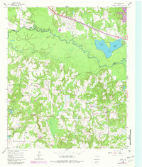 Download a high-resolution, GPS-compatible USGS topo map for Crow, TX (1982 edition)