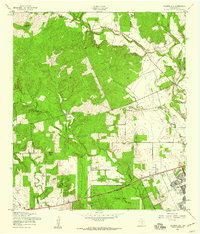 preview thumbnail of historical topo map of Bexar County, TX in 1953