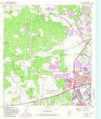 preview thumbnail of historical topo map of Bexar County, TX in 1966