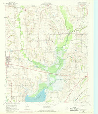 Download a high-resolution, GPS-compatible USGS topo map for Culleoka, TX (1969 edition)
