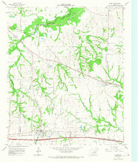Download a high-resolution, GPS-compatible USGS topo map for Cumby, TX (1968 edition)