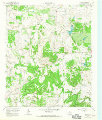 preview thumbnail of historical topo map of Jack County, TX in 1964