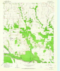 preview thumbnail of historical topo map of Red River County, TX in 1963