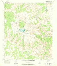 Download a high-resolution, GPS-compatible USGS topo map for Currie Reservoir, TX (1965 edition)