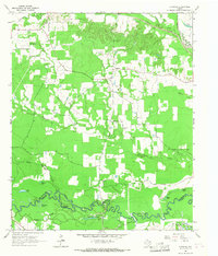 Download a high-resolution, GPS-compatible USGS topo map for Cuthand, TX (1967 edition)