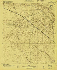 preview thumbnail of historical topo map of Harris County, TX in 1915