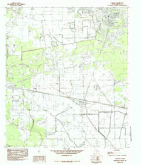 Download a high-resolution, GPS-compatible USGS topo map for Daisetta, TX (1985 edition)