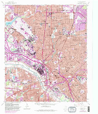 Download a high-resolution, GPS-compatible USGS topo map for Dallas, TX (1986 edition)