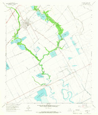 Download a high-resolution, GPS-compatible USGS topo map for Danbury, TX (1966 edition)