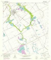 Download a high-resolution, GPS-compatible USGS topo map for Danbury, TX (1977 edition)