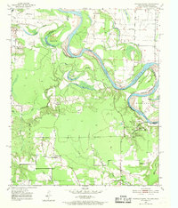 Download a high-resolution, GPS-compatible USGS topo map for Daniels Chapel, TX (1969 edition)