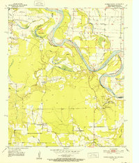 Download a high-resolution, GPS-compatible USGS topo map for Daniels Chapel, TX (1952 edition)