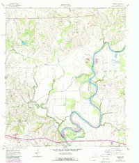 Download a high-resolution, GPS-compatible USGS topo map for Daniels, TX (1989 edition)