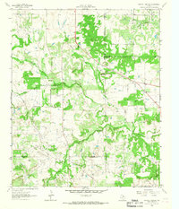 Download a high-resolution, GPS-compatible USGS topo map for Darnell Branch, TX (1967 edition)