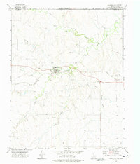 1972 Map of Lipscomb County, TX, 1975 Print
