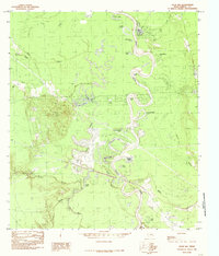 Download a high-resolution, GPS-compatible USGS topo map for Davis Hill, TX (1985 edition)