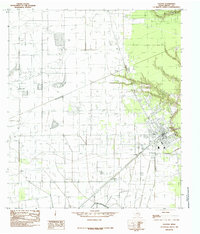 Download a high-resolution, GPS-compatible USGS topo map for Dayton, TX (1985 edition)