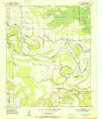 Download a high-resolution, GPS-compatible USGS topo map for De Kalb NW, TX (1951 edition)