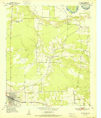 Download a high-resolution, GPS-compatible USGS topo map for De Kalb, TX (1951 edition)
