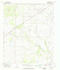 Download a high-resolution, GPS-compatible USGS topo map for Dean, TX (1974 edition)