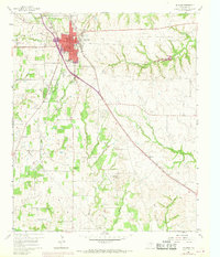 Download a high-resolution, GPS-compatible USGS topo map for Decatur, TX (1969 edition)