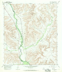 Download a high-resolution, GPS-compatible USGS topo map for Deer Canyon, TX (1970 edition)
