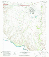 preview thumbnail of historical topo map of Val Verde County, TX in 1972