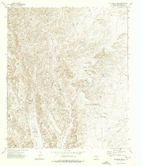 Download a high-resolution, GPS-compatible USGS topo map for Delaware Ranch, TX (1976 edition)