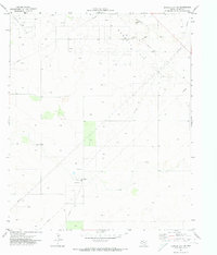 preview thumbnail of historical topo map of Gaines County, TX in 1971