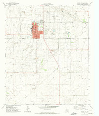 Download a high-resolution, GPS-compatible USGS topo map for Denver City, TX (1973 edition)